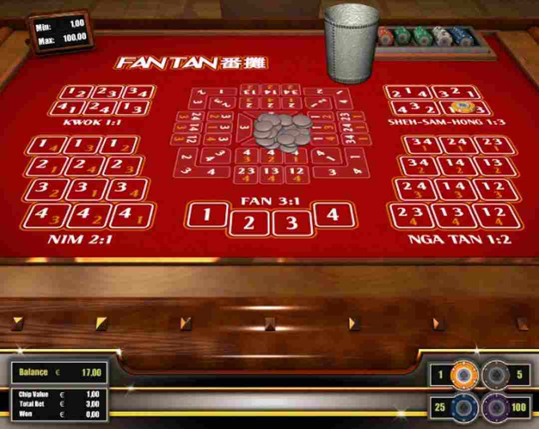 Trò chơi Fantan xuất phát chính thức từ đất nước Trung Quốc
